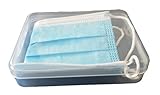 ProSeries Healthcare - Mask Case Portable Storage Box Organizer - Keep Masks, Keys or Cards Clean and Safe (Small)