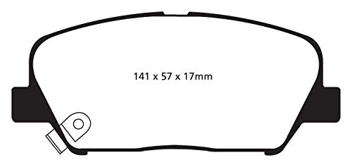 Image of EBC Brakes Redstuff 3000 Series Sport Brake Pad Set DP31856C to Fit HYUNDAI,KIA