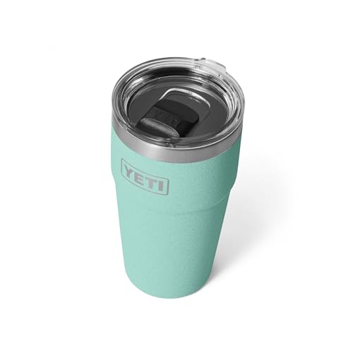 Image of YETI Rambler 20 oz Stackable Tumbler, Stainless Steel, Vacuum Insulated with MagSlider Lid