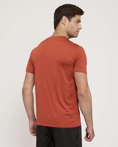 Image of Real Essentials 5 Pack: Men's Dry-Fit Moisture Wicking Active Athletic Performance Crew T-Shirt