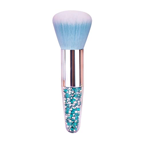 PAIZME 10Pcs Professional Candy-Colors Fluffy Powder Blush Brush Chubby Portable Seamless Cosmetic Beauty Tool for Make Up(D)