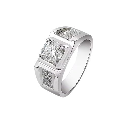Jewellery Stylish American Diamond Proposal Solitaire Adjustable Ring For Men Boy