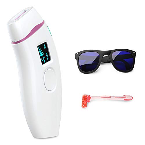IPL Hair Removal for Women, Permanent Hair Remover System Device for Female Male Face Leg Body Home Use Device (Cover Not Included)