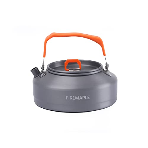 Fire-Maple T3 Tea Kettle Camping Outdoor Hiking Picnic Pot Water Boiler for Coffee | Easy to Clean Hard Anodized Aluminum and Stainless Steel Cookware Set | Tea Pot and Coffee Pot