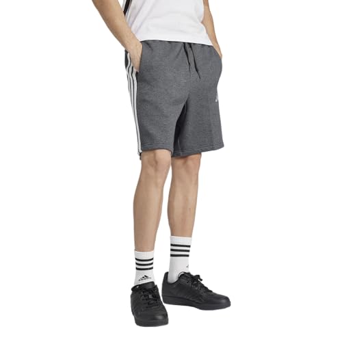 adidas Men's Essentials 3-Stripes Fleece 9-inch Shorts3