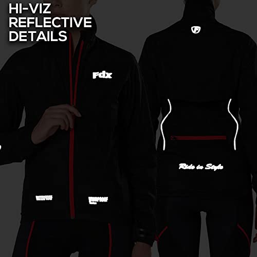 FDX Giacca da ciclismo impermeabile da uomo