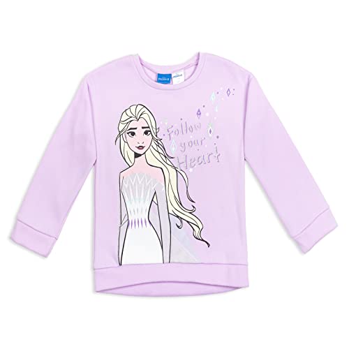 Image of Disney Frozen Girls' Fleece Sweatshirt and Leggings Set Toddler to Big Kid