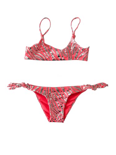JOPHY & CO. Traje de baño para niñas y niñas de dos piezas Bikini Set Beachwear de una pieza ajustable cód. 5300, Bb610 Fucsia, 10 años