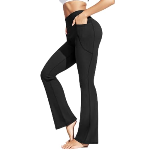 Pantalones de yoga altos para entrenamiento en gimnasio y rutinas de running diario