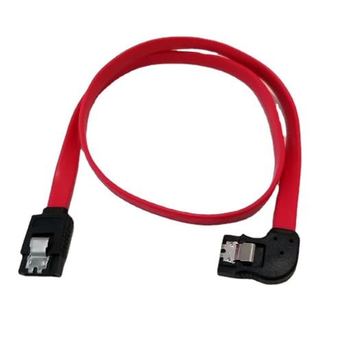 Cable SATA 3.0 con ángulo recto 50 cm rojo