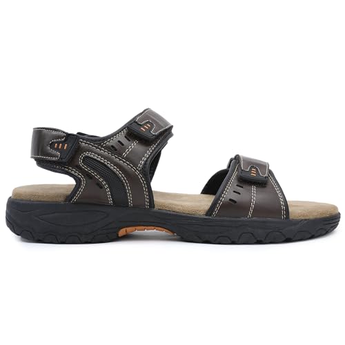 Image of Mens Sporty Outdoor Sandal Open Toe Hiking Outdoor Shoe Non-slip Athletic Sandal