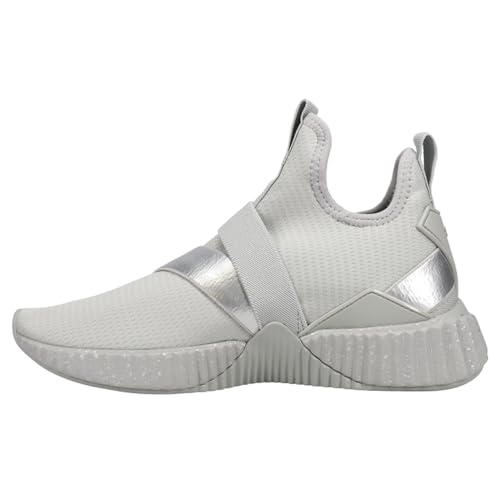 PUMA Womens Defy Metallic Slip On Training Sneakers Shoes - Grey - Size 6 M3