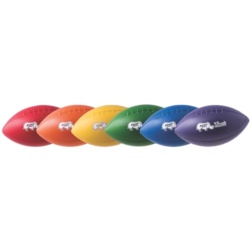 Champion Sports RSMFSET 8.5 Inch Rhino Skin Medium Bounce Mini Football Set