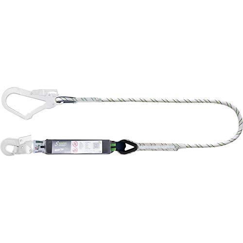 KRATOS SAFETY - Longe en Corde tressée 2 m avec absorbeur d'énergie et mousquetons FA5020217 et FA5020755 - KRATOS SAFETY - 119-FA3050320