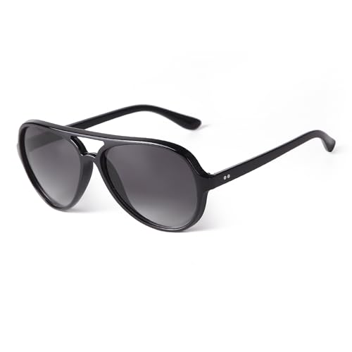 Retro Aviator Sunglasses for Women Men, Classic 70s Vintage Trendy Aviator Sun Glasses Womens Sunnies