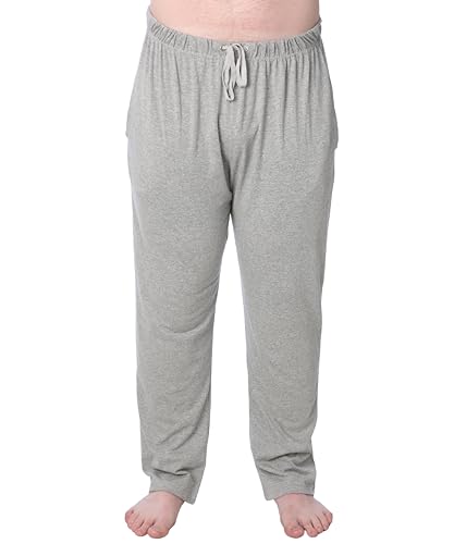 JAMES FIALLO Men's Cotton Knit Pajama Pants Comfortable Relaxed Fit Durable Sleepwear & Versatile For Everyday Wear2