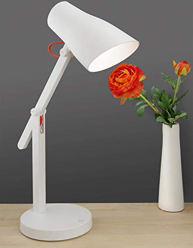 FeinTech LED Tischlampe mit Akku Touch Dimmer Kabellos & USB aufladbar Weiß – Bild 2