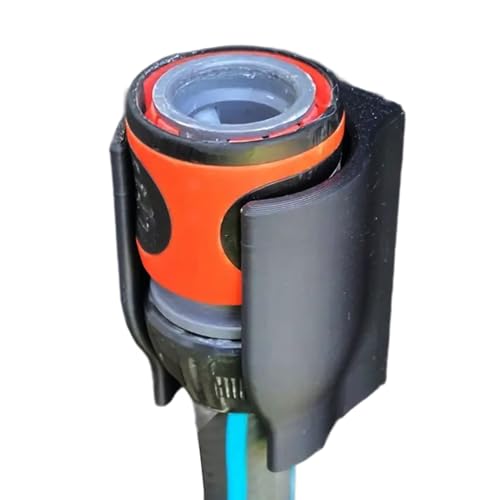 Lunaobrik Wandhalterung für Gartenschlauch – Halterung für Bewässerung flexibler Schlauch, rutschfeste Wandhalterung für Zubehör für Garten, Pool und