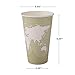 ECO PRODUCTS Compostable Disposable World Art 16oz Large Coffee Cups, Case of 1000, Renewable Hot Paper Cup, Plant Based PLA Lining, Color Coded 3