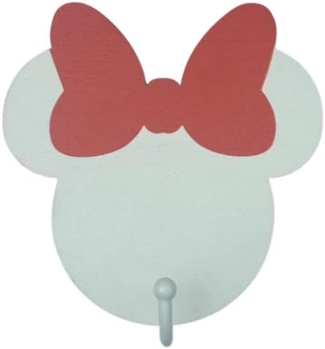 Encantador gancho de pared de ratón organiza tus cosas con este gancho de estilo minimalista, una gran idea para decorar la habitación de tu hijo