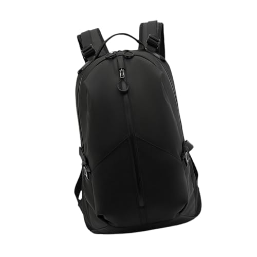 rockible Bolsa de Casco Viaje Mochila Mochila Reflectante Resistente a La Lágrima con Cremallera con Correas para Los Hombros para Ropa de Verano Negra, 34x31x51cm