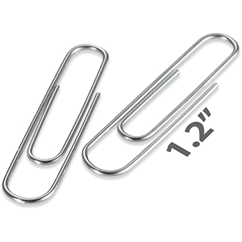 Officemate No.1 Smooth Paper Clips, Pack of 10 Boxes of 100 Clips Each, 1000 Clips Total (99911) image 8