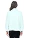 Casual Nights Women's Chenille Bed Jacket, Button Front Long Sleeve Sleep Top with Pockets - Mint Green - Small