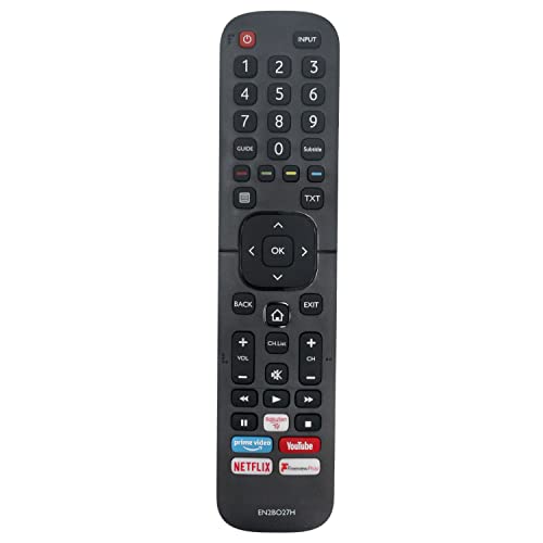 VINABTY Ersetzte Fernbedienung Passend für EN2BO27H Hisense TV AE7000F A5600F A7100F 43A7100FTUK 43AE7000F 50A7100FTUK 50AE7000F 55A7100FTUK 58A7100FTUK 65A7100FTUK 65AE7000F