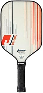 Franklin Sports Pro Pickleball Paddle - Pro Tournament Pickleball Paddle with MaxGrit Technology - Signature Series Signature Pickleball Paddle - White