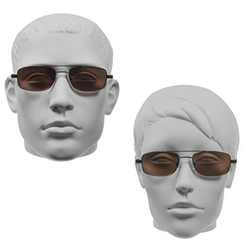 Image of proSPORT Reading Glasses Tinted Full Lens Sun Readers Pilot Square Aviator NOT BIFOCAL