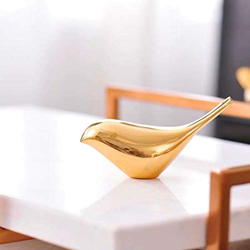 Figura Decorativa de Pájaro de Cobre en Metal miniatura 2
