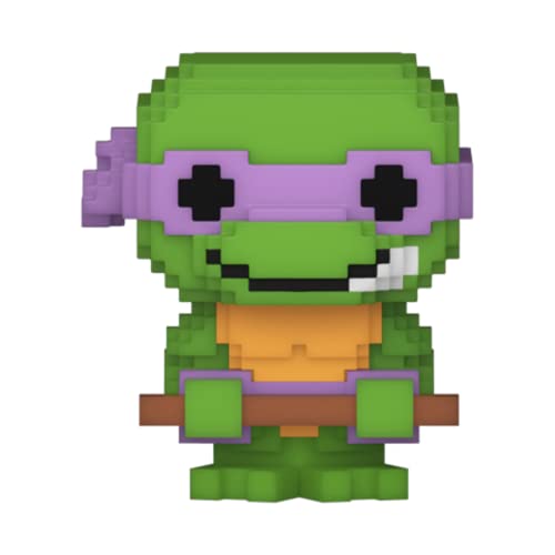 Funko Bitty Pop! Teenage Mutant Ninja Turtles - 8-Bit Raphael, 8-Bit Donatello, 8-Bit Leonardo et Une Mini-Figurine Mystère en Surprise - 2.2 Cm - TMNT Collectionnable - Étagère Empilable Incluse