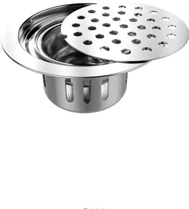 Round Lock Jali with Anti Cockroach Trap Plain Stainless Steel 5 X 5inch Drain Cover / (5 Anti-Cockroach) for Bathroom and Kitchen Floor Water Grate, Silver, Standard (B0C2KPNYQG) Amazon Price History, Amazon Price Tracker