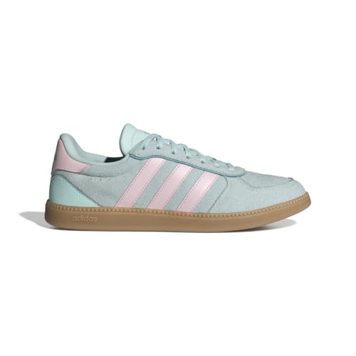 Image of adidas Womens Breaknet Sleek Sneakers Shoes Casual - Brown