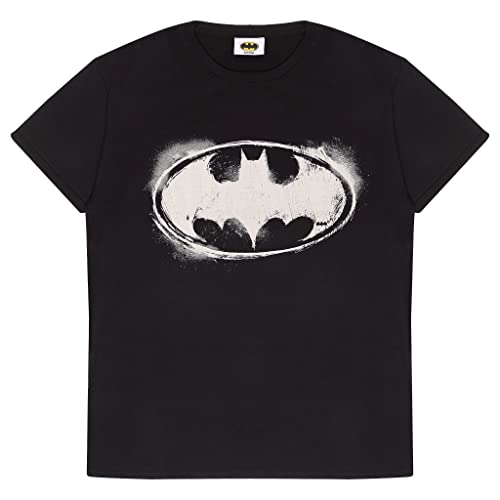 DC Comics Batman Mono apenó el Logotipo de Las Mujeres Camiseta Cabida Negro S | S-XXL, señoras de la Manera apropiada Delgada Superior, Regalos de cumpleaños, mamá Regalo Hija de la Hermana Idea Cover