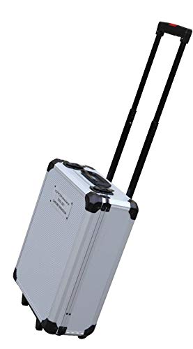 LG-MOTORS Set Professionale 285 Attrezzi Utensili In Acciaio con Trolley Valigia con 4 Cassetti Vassoi portautensili + 22 PUNTE TRAPANO IN OMAGGIO E GUANTI