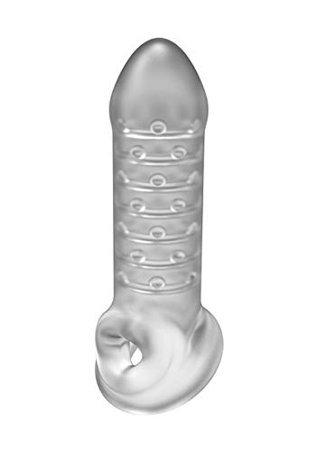 Doc Johnson OptiMALE - ULTRASKYN Extender with Ball Strap - Thin, Frost