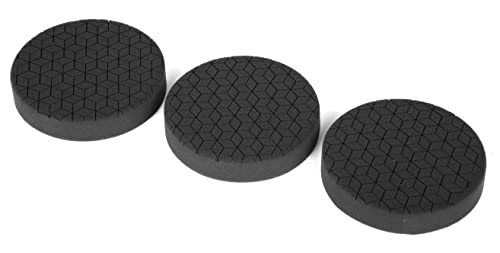 Image of WEN AA1603 6-Inch Fine-Grit Diamond-Cut Foam Polishing Pads for Finishing, Three Pack