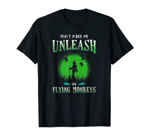 Funny Witch Shirt Flying Monkeys Brujas Mamá Regalo Halloween Camiseta
