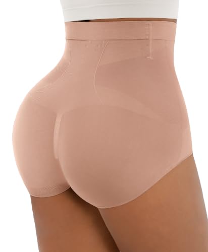 Image of FeelinGirl Body Shaper Tummy Control Shapewear Underwear High Waisted Shaping Briefs Panty Girdle