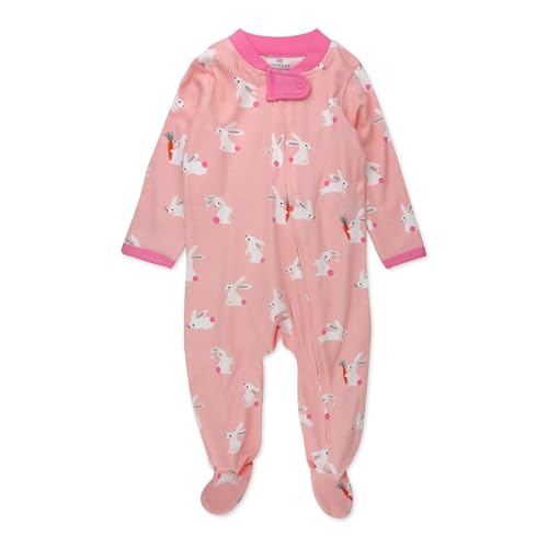 Image of HonestBaby unisex-baby Celebration Sleep & Play Footed One-piece Pajama Sleeper 100% Organic Cotton