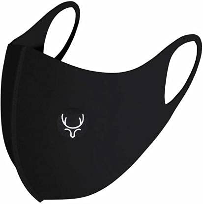skuba Black Cotton Fully Stretchable Protection Mask Use for Girls/Boys Pack of 5 Pollution Face Mask Washable & Reusable-image-33