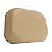 ECOTRIC Seat Backrest Tan Compatible with 1979-2000.5 Club Car DS Golf Cart Seat Back Cushion Black Plastic Foam