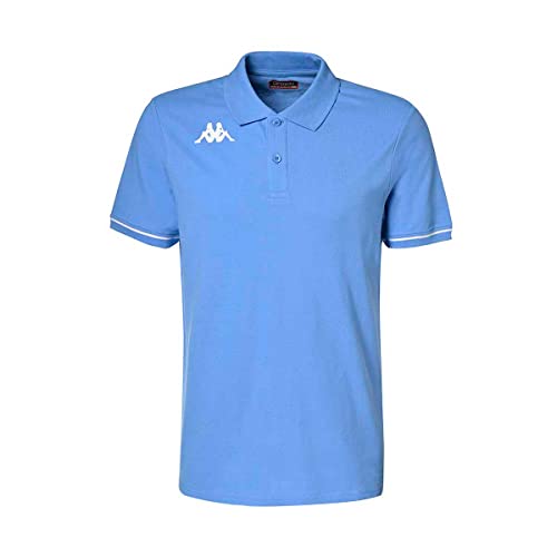 Kappa Polo Barli Uomo, Blu/Bianco., XXL