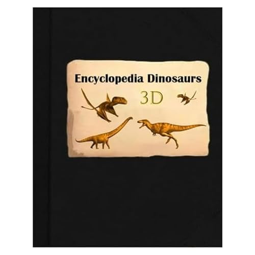 Enciclopedia dei dinosauri preistorici: libro interattivo 3D in 3D, enciclopedia pop-up per i bambini.