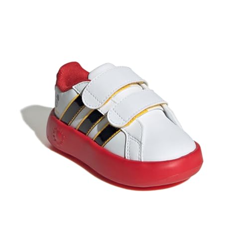adidas Unisex-Child Disney Grand Court Velcro Strap Sneaker