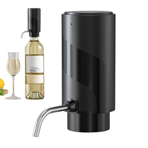 Zqkimzi Aeratore e dispenser per vino | Aeratore elettrico per vino decanter elettronico automatico, decanter per vino ricaricabile, accessorio automatico per vino