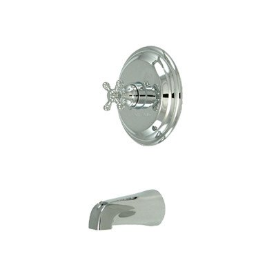 Robinet de baignoire Metropolitan en chrome poli au design haut de gamme