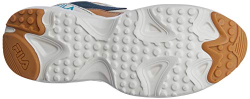 Fila Rippler, Tênis Masculino, Bege/Marinho/Azul, 42