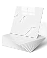 WADILE 10pcs Peel and Stick Shower Waterproof Marble Tiles Wall Panels, 11.8"x11.8" Self-Adhesive Backsplash, for Home Bathroom, Kitchen, Living Room White (Not Real Tile)